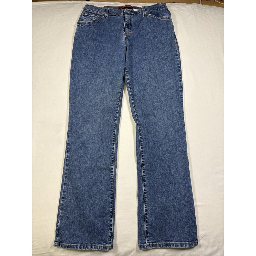 Levi's 550 Women's 12M Classic Relaxed Bootcut Stretch Jeans Blue Denim 2004